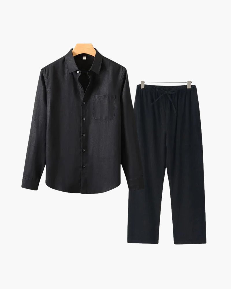 Old Money Linen Combo (Longsleeve) - Belfaire & Co.