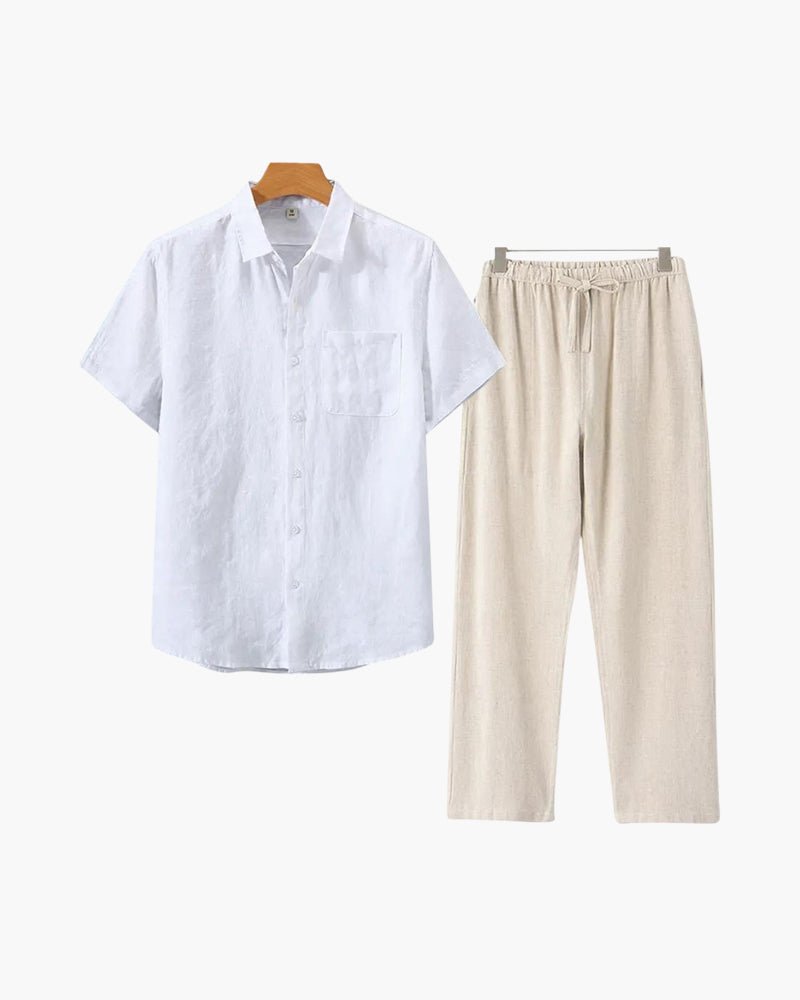 Old Money Linen Combo (Shortsleeve) - Belfaire & Co.