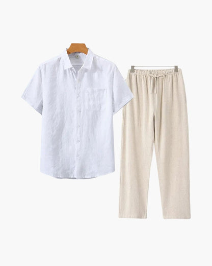 Old Money Linen Combo (Shortsleeve) - Belfaire & Co.