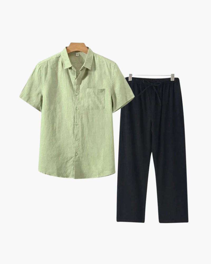 Old Money Linen Combo (Shortsleeve) - Belfaire & Co.