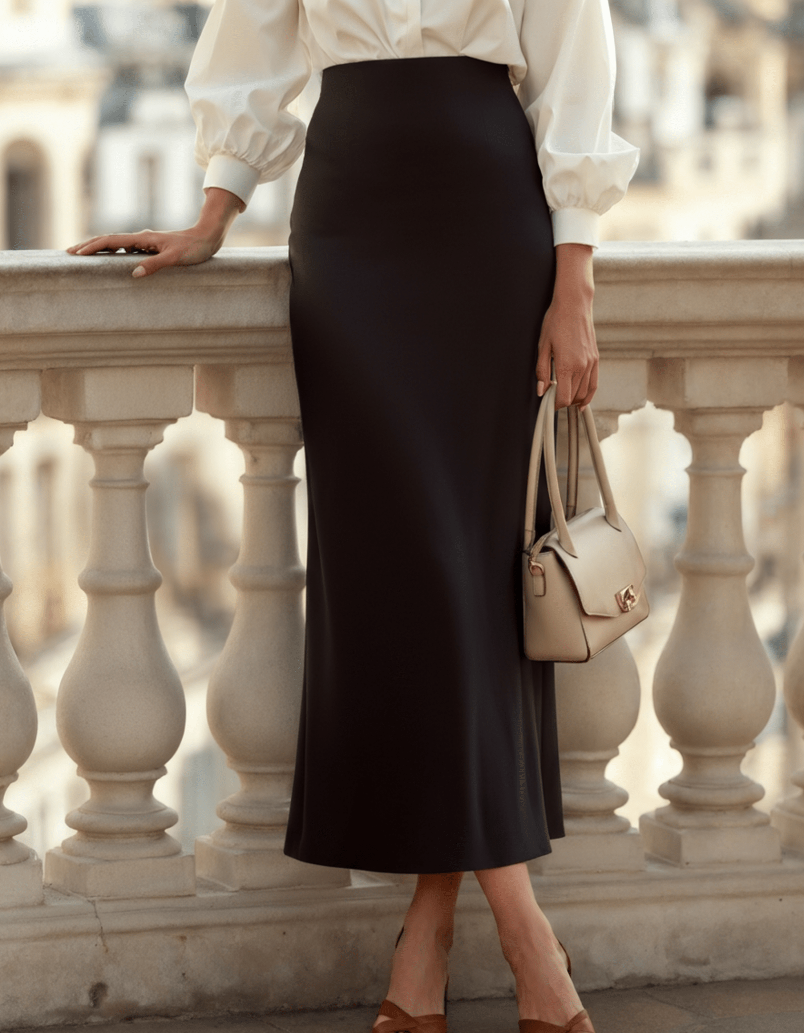 Old Money Silk Skirt - Belfaire & Co.
