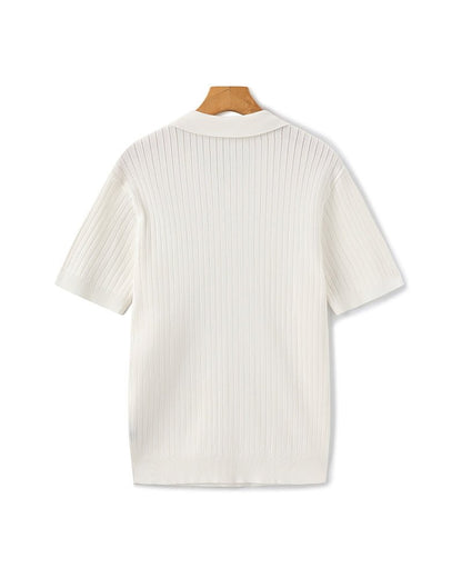 Premium Ribbed Polo - Belfaire & Co.
