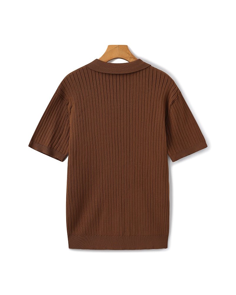 Premium Ribbed Polo - Belfaire & Co.