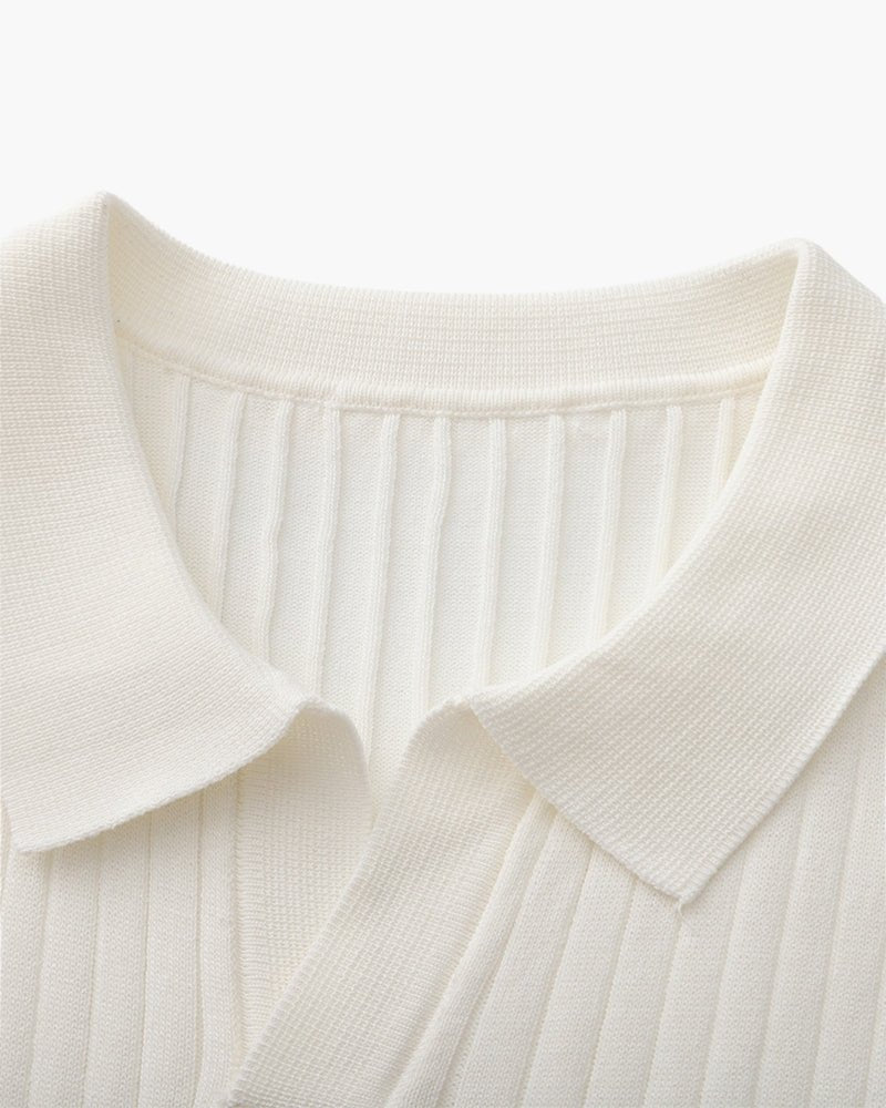 Premium Ribbed Polo - Belfaire & Co.
