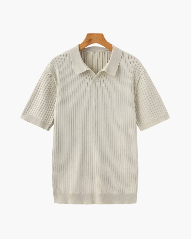 Premium Ribbed Polo - Belfaire & Co.