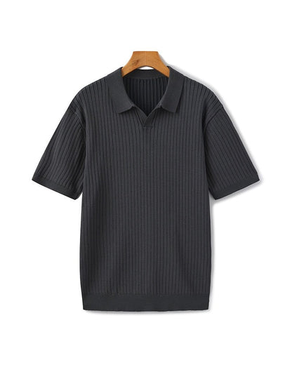 Premium Ribbed Polo - Belfaire & Co.
