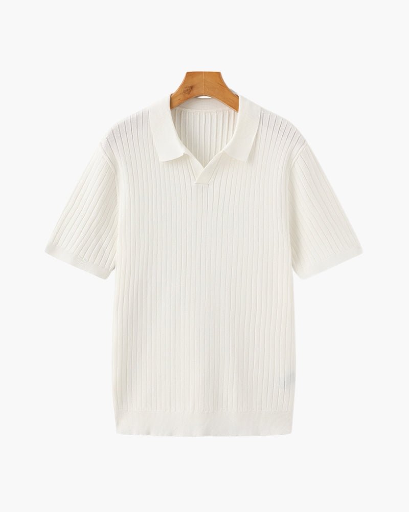 Premium Ribbed Polo - Belfaire & Co.