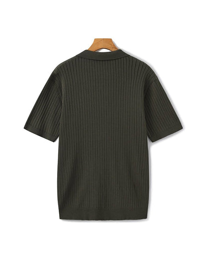 Premium Ribbed Polo - Belfaire & Co.