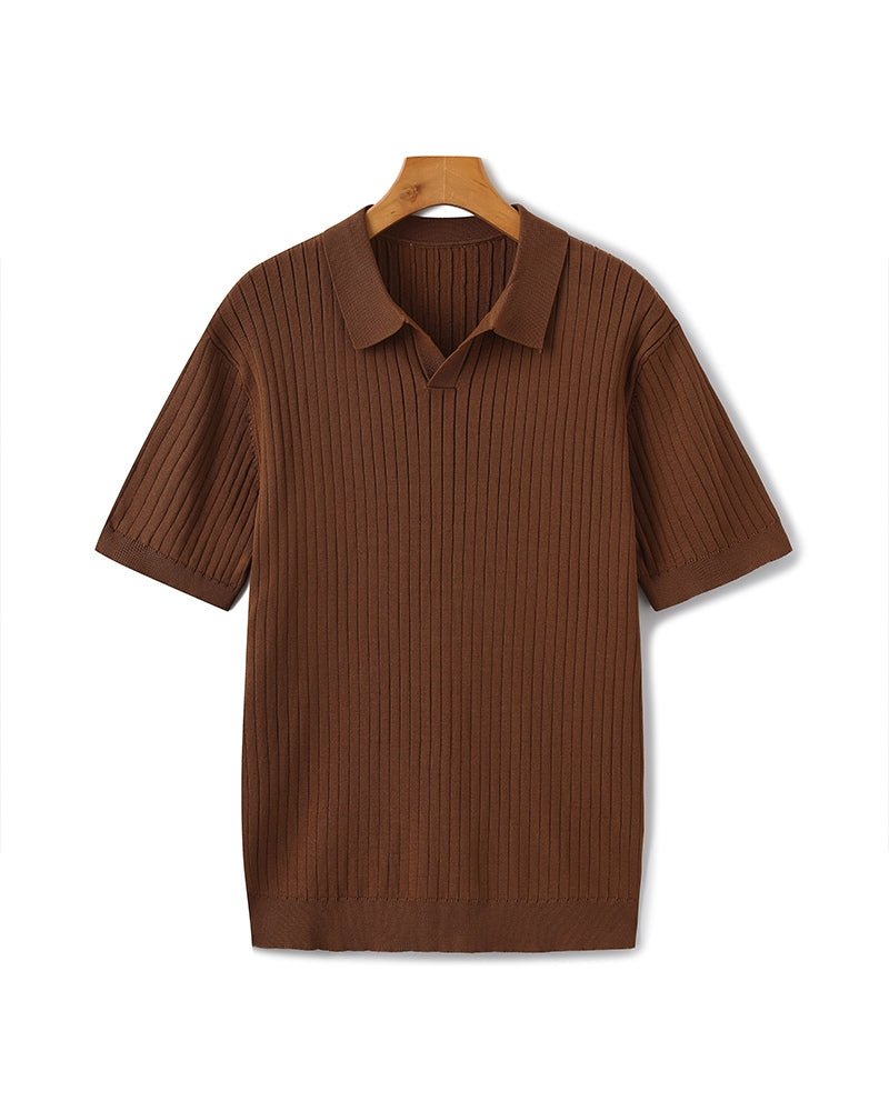 Premium Ribbed Polo - Belfaire & Co.