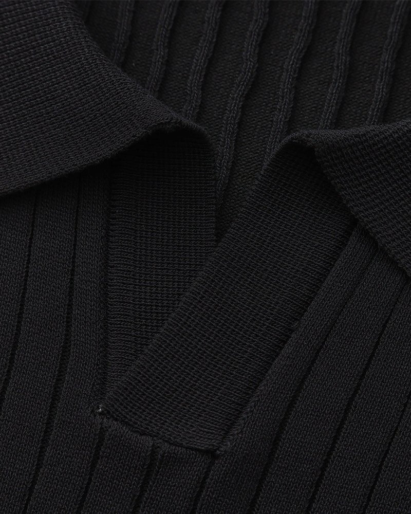Premium Ribbed Polo - Belfaire & Co.