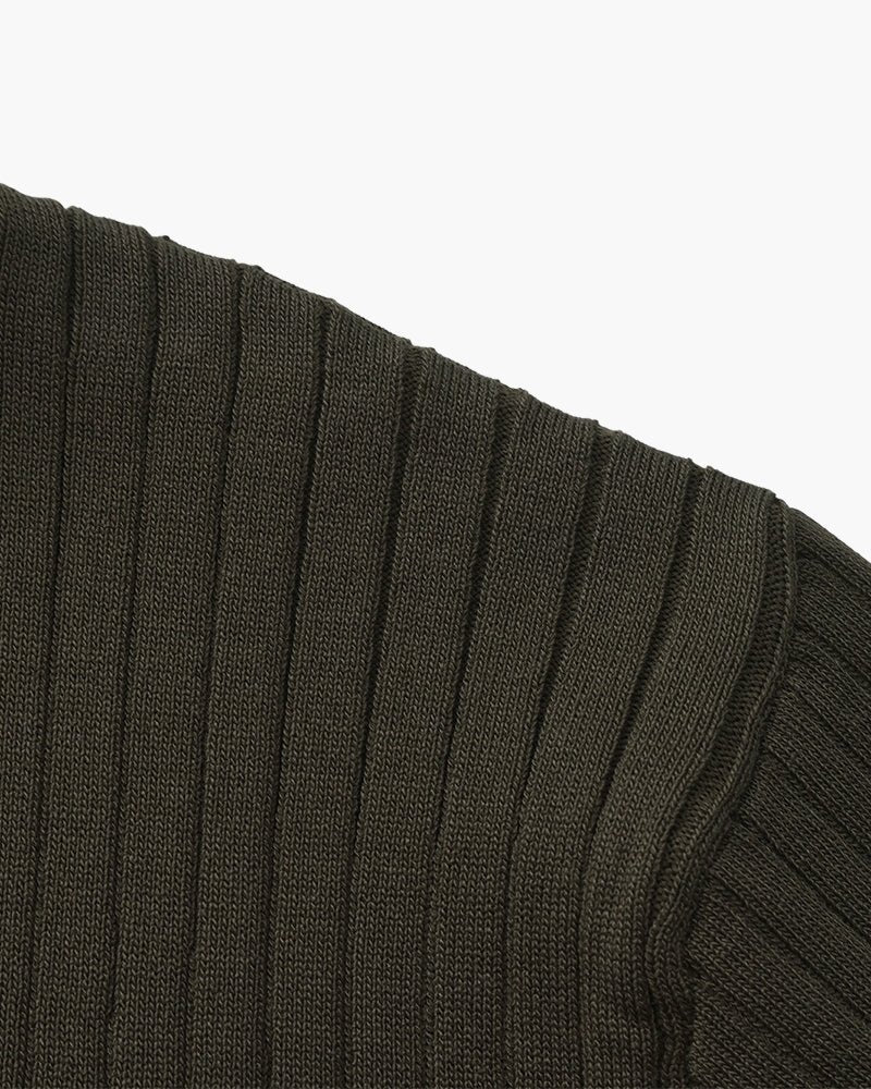 Premium Ribbed Polo - Belfaire & Co.