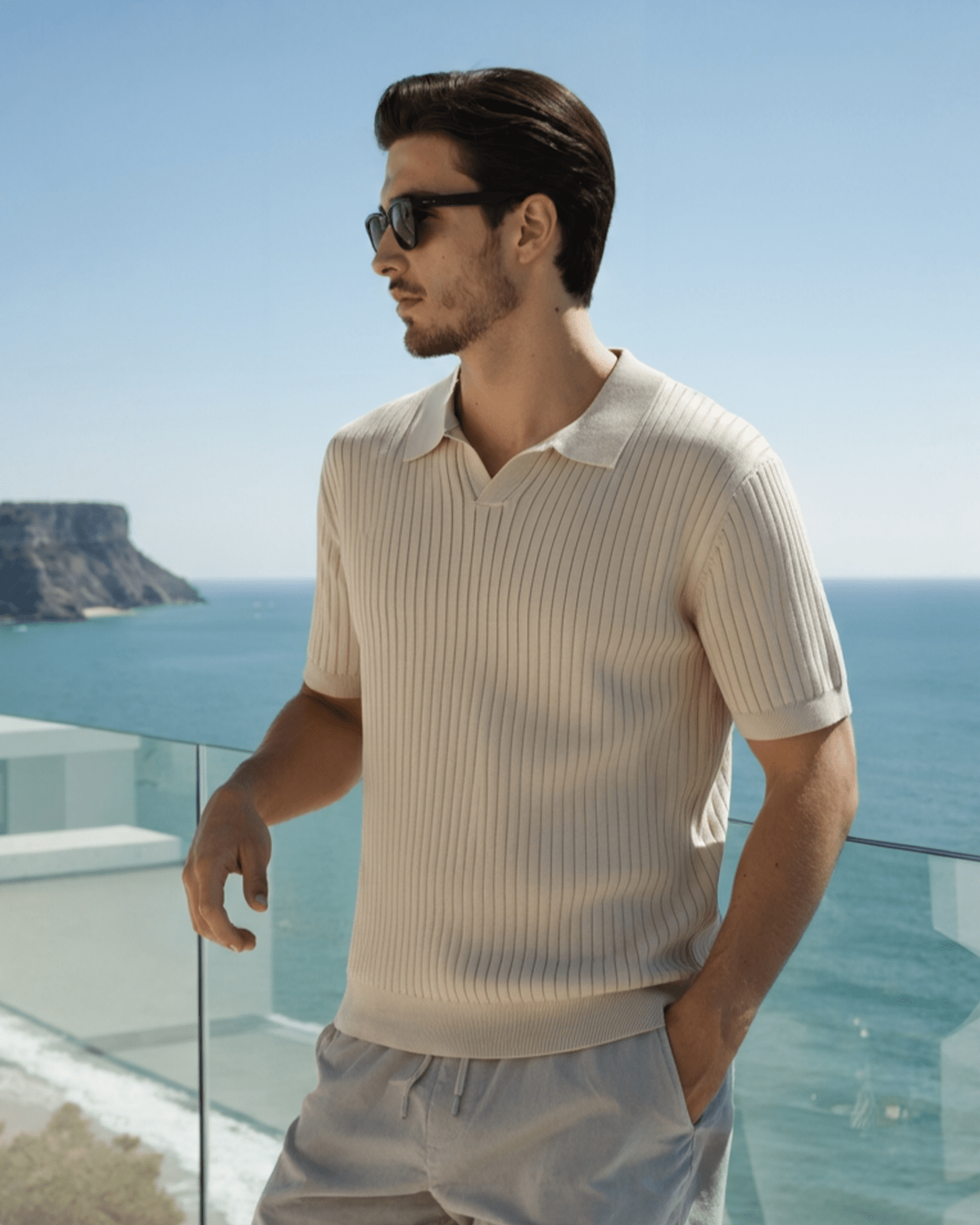 Premium Ribbed Polo - Belfaire & Co.