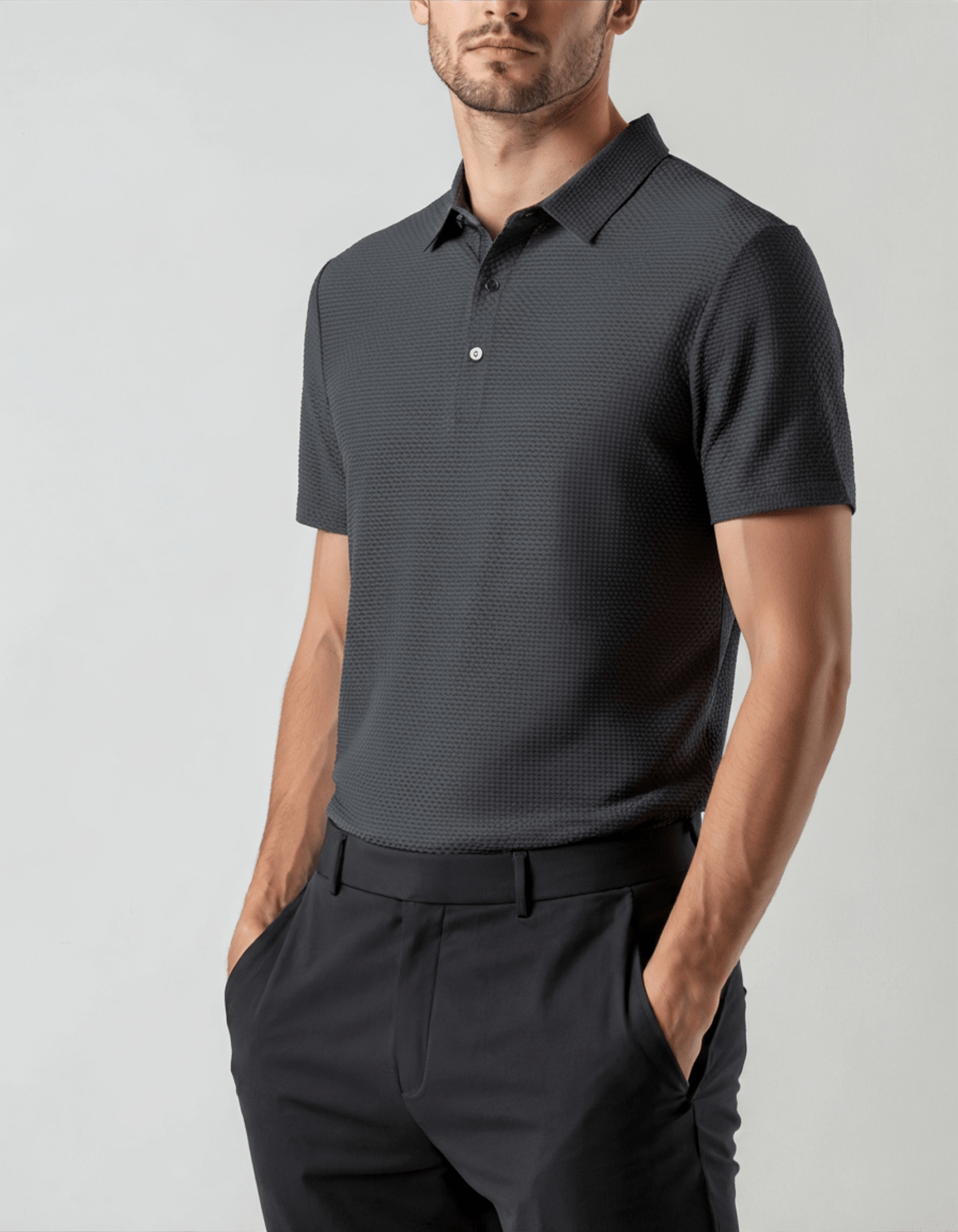 Prestigio Silk Polo (Anti - Wrinkle) - Belfaire & Co.