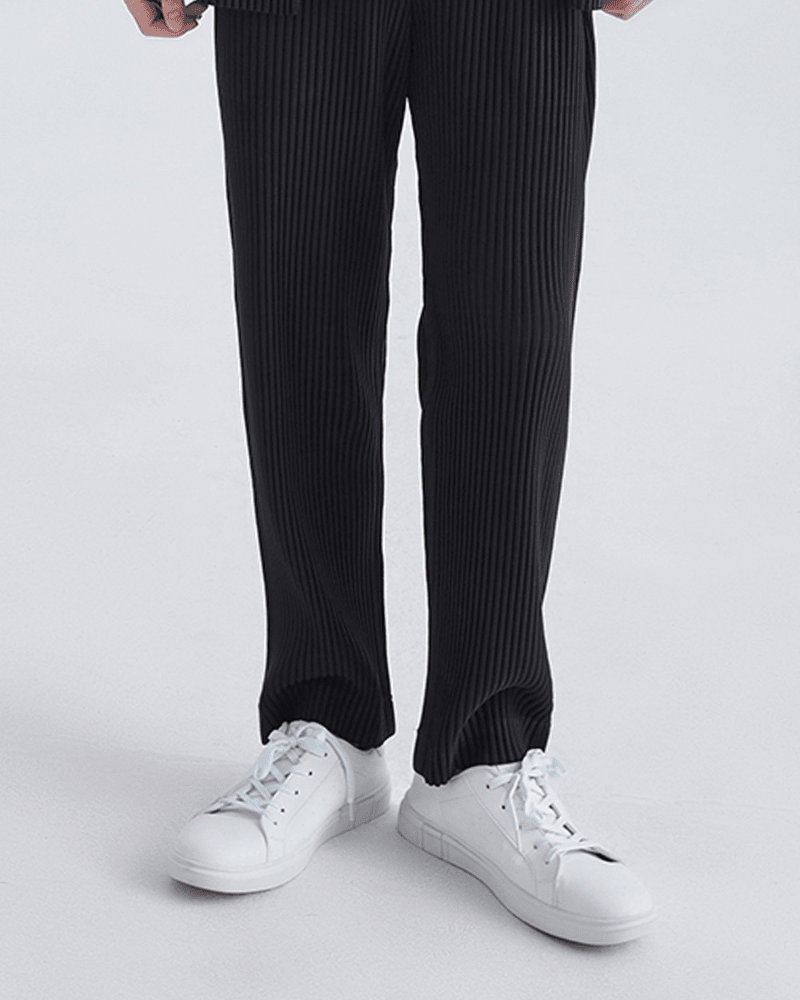 Ribbed Cotton Pantalon - Belfaire & Co.