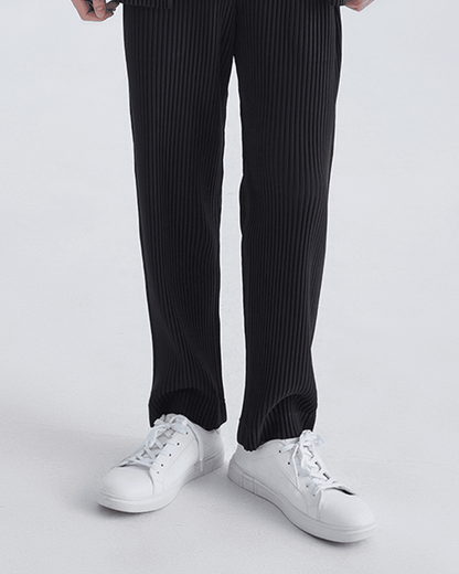 Ribbed Cotton Pantalon - Belfaire & Co.