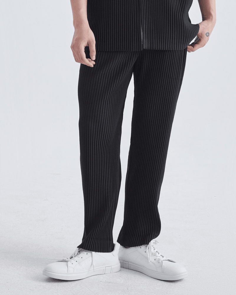 Ribbed Cotton Pantalon - Belfaire & Co.