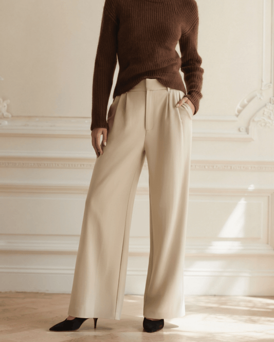 Serena Wide - Leg Trousers - Belfaire & Co.