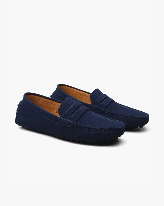 Suede Driver Loafers - Belfaire & Co.