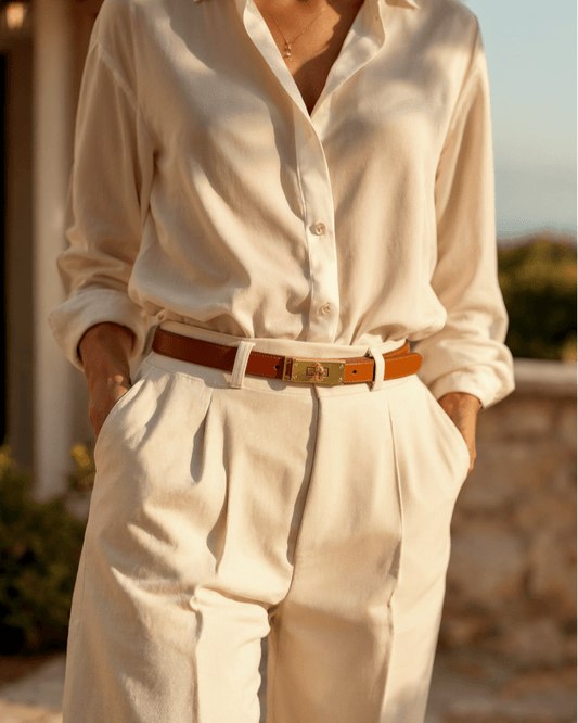 Vintage Slim Belt - Belfaire & Co.