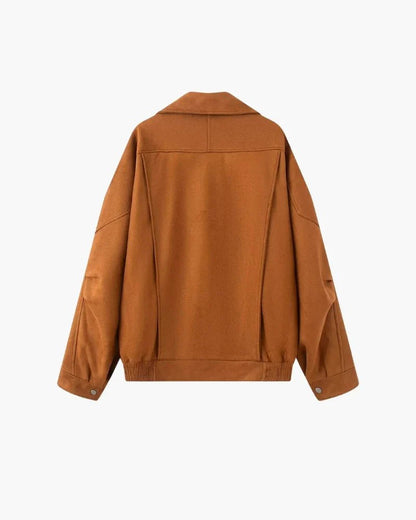 Vintage Suede Drape Jacket - Belfaire & Co.