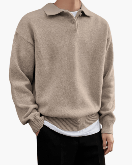 Woolen Button Half Zip - Belfaire & Co.
