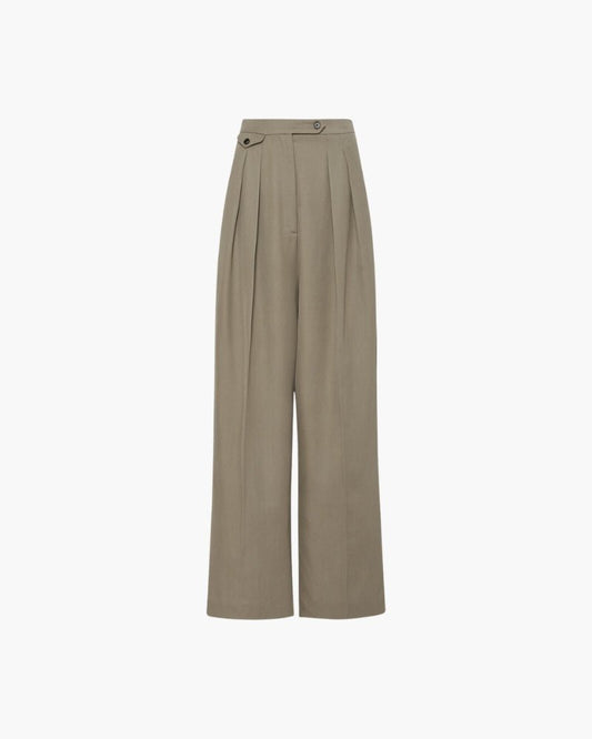Woolen Oversized Pantalon - Belfaire & Co.
