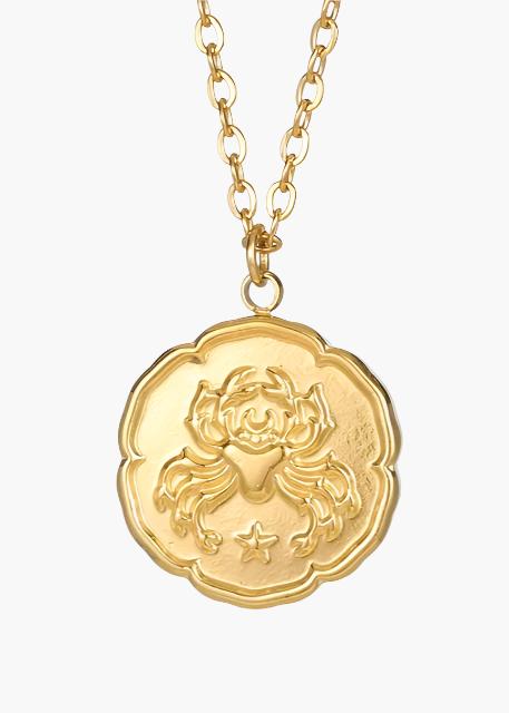 Zodiac Sign Necklace - Gold - Belfaire & Co.
